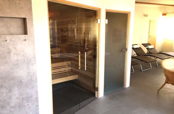 Innenansicht einer Finnischen Sauna